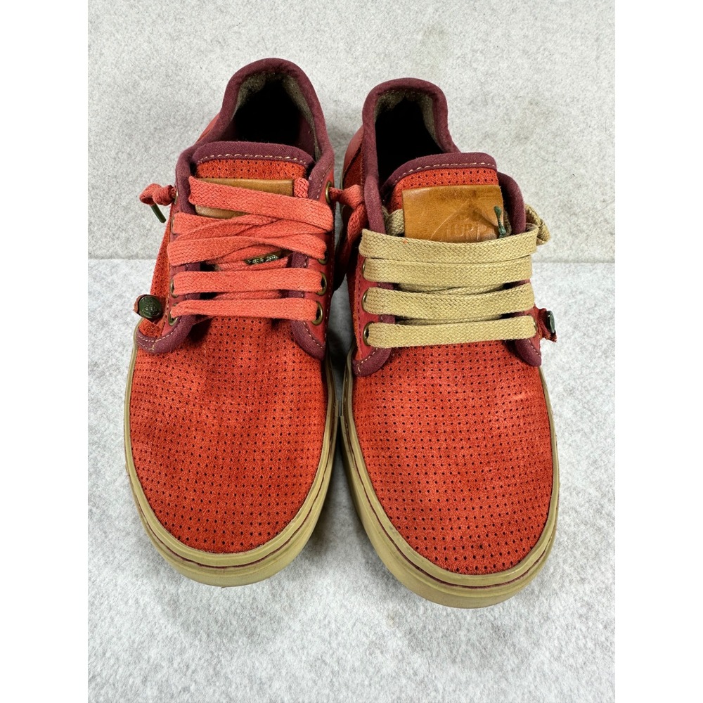 Satorisan Heisei Suede Punch Coral Punch Flamingo Sneaker Size 37 US 6.5 Womens